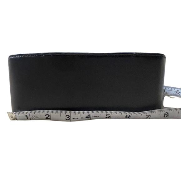 Nine West small black bucket hand bag purse black feminine with shoulder strap - Picture 8 of 8